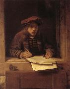 Hoogstraten, Samuel Dircksz van Self-Portrait oil painting artist